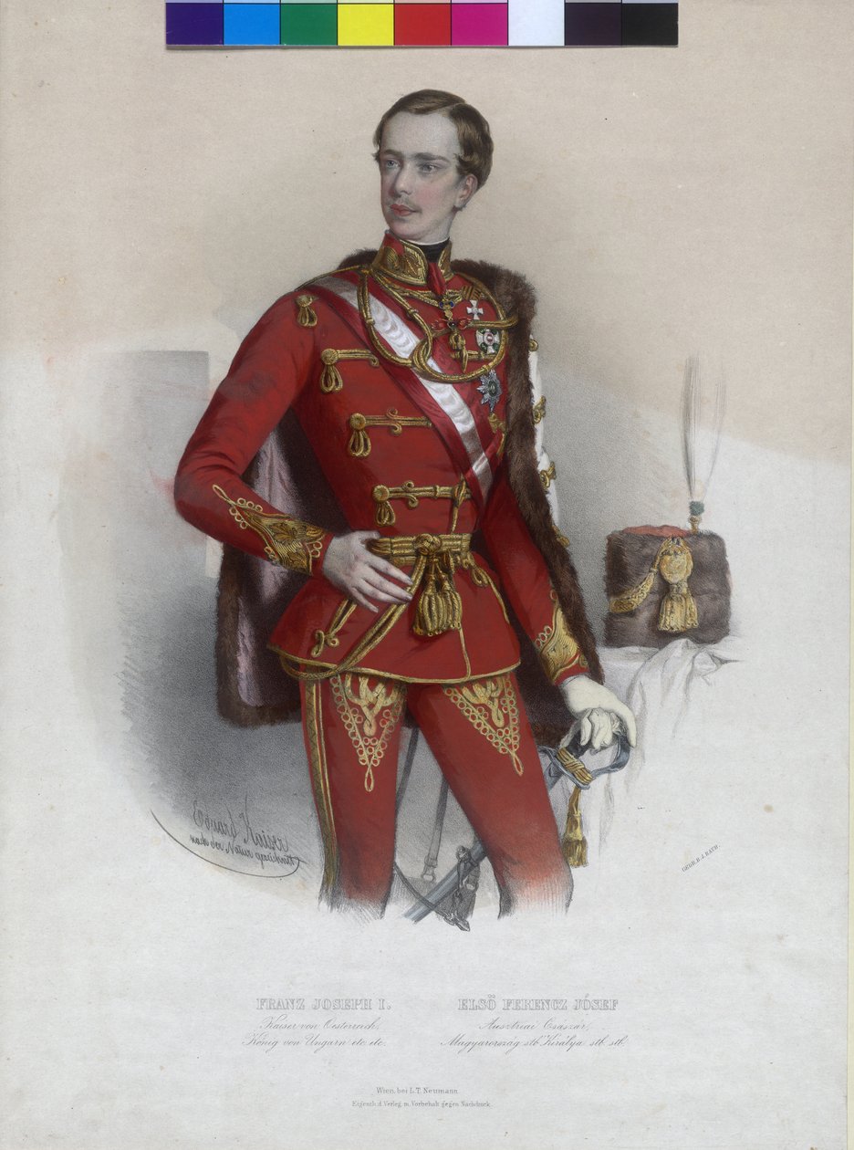 Itävallan keisari Franz Joseph I tekijältä Eduard Kaiser