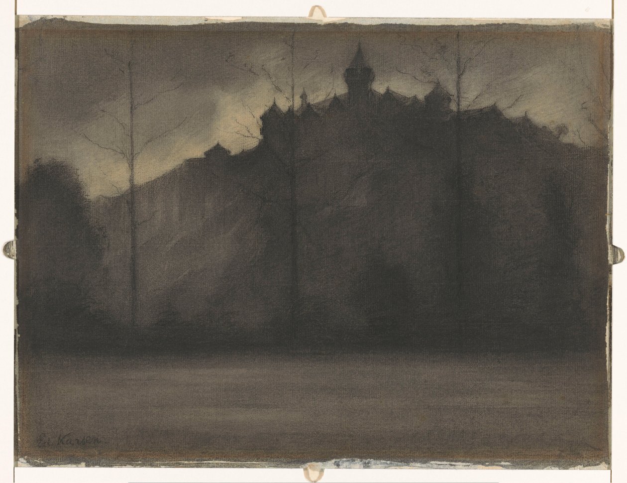 Ilta sateella tekijältä Eduard Karsen (signed by artist)