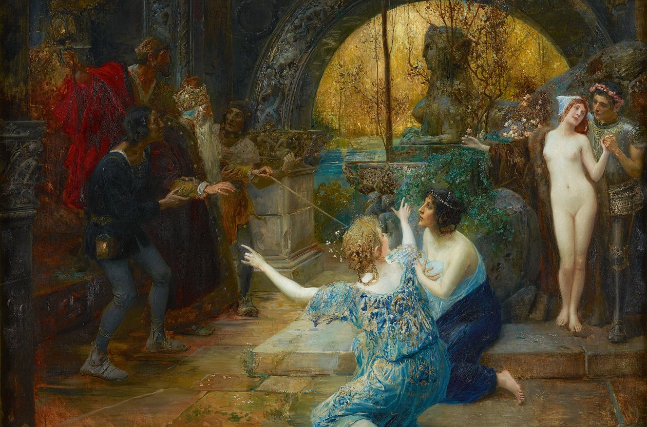 Nuoruuden lähde, n. 1890. tekijältä Eduard Veith