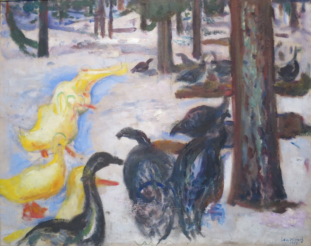 Ankat ja kalkkunat tekijältä Edvard Munch