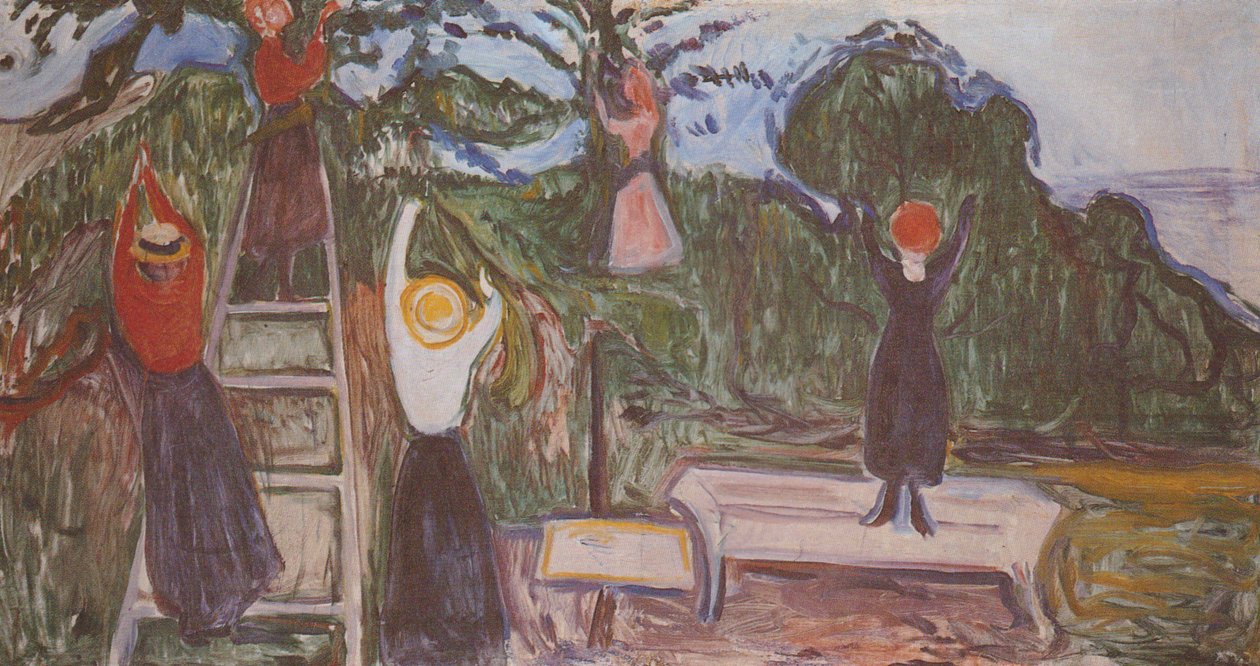 Mädchen bei der Ernte tekijältä Edvard Munch