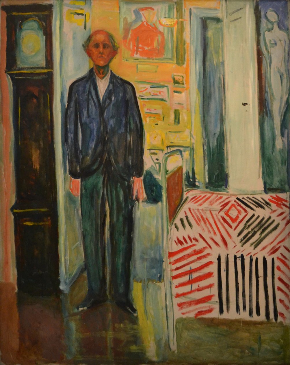 Mellom klokken og sengen tekijältä Edvard Munch