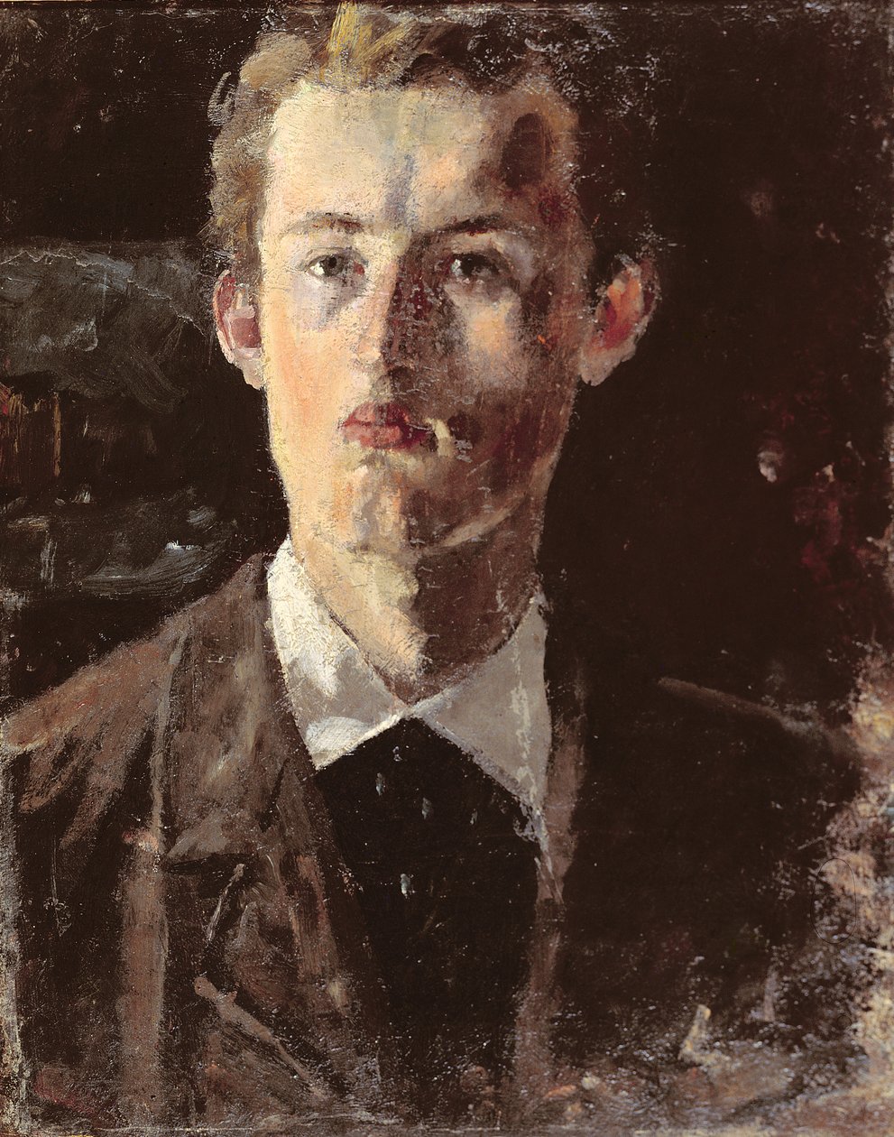 Omakuva, 1882 tekijältä Edvard Munch
