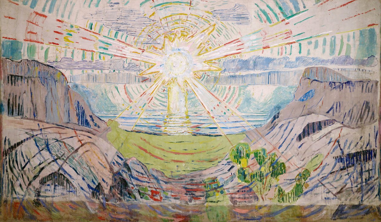 The Sun tekijältä Edvard Munch