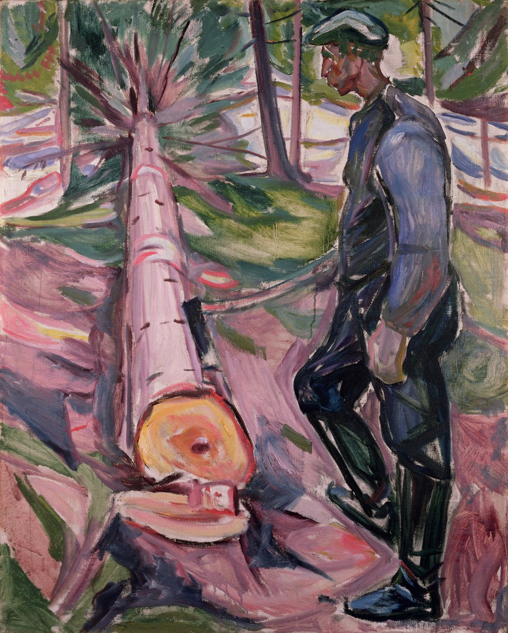 Puunhakkaaja tekijältä Edvard Munch
