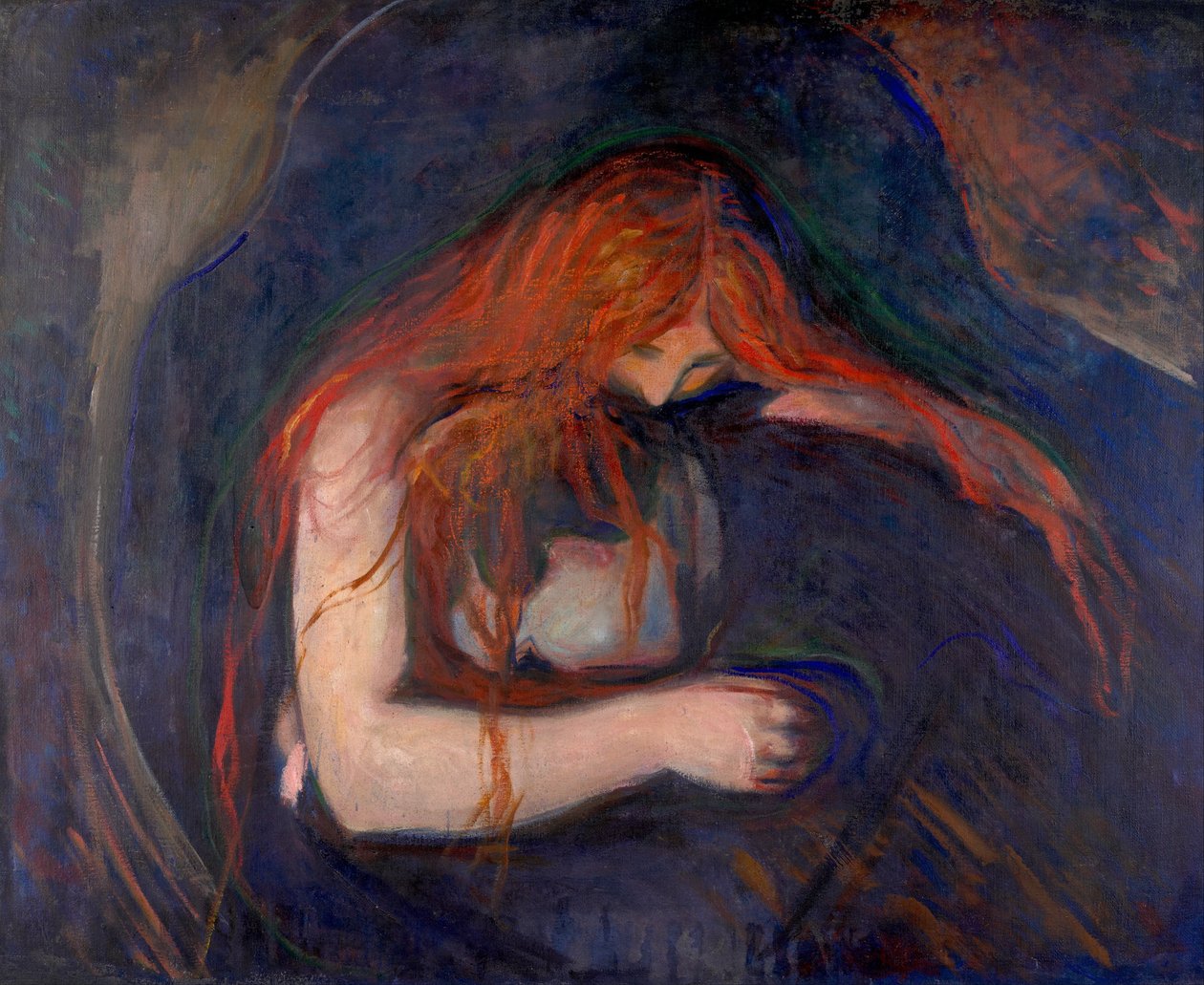 Vampyyri tekijältä Edvard Munch