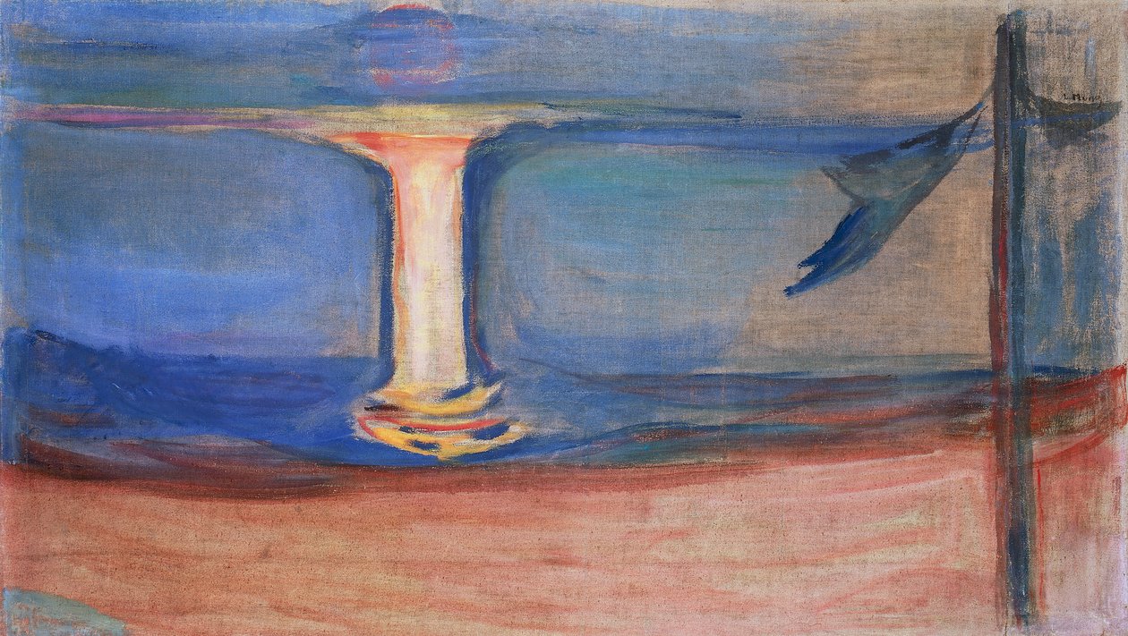 Aasgaardstrand, Aasgaardstrandin ranta tekijältä Edvard Munch