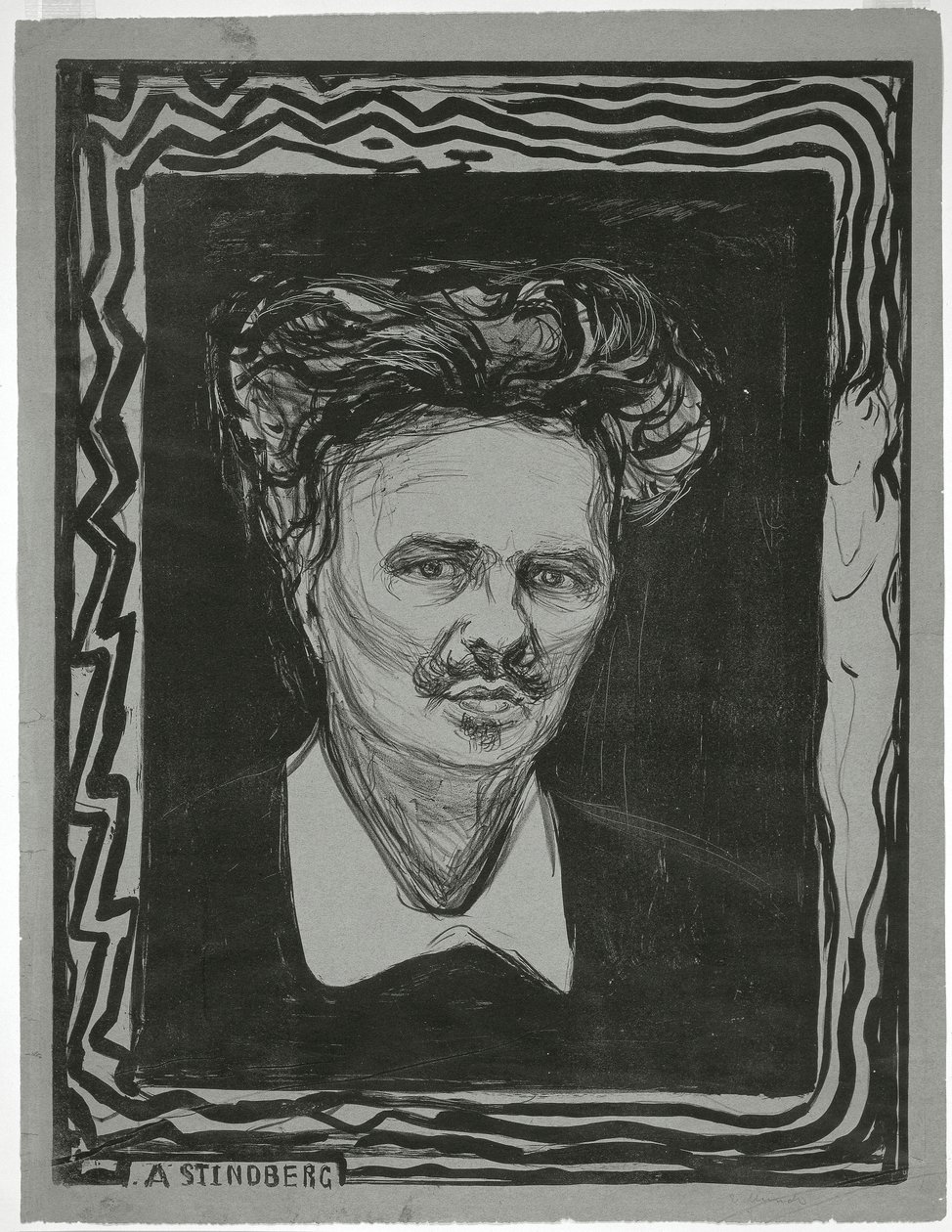 August Strindberg tekijältä Edvard Munch