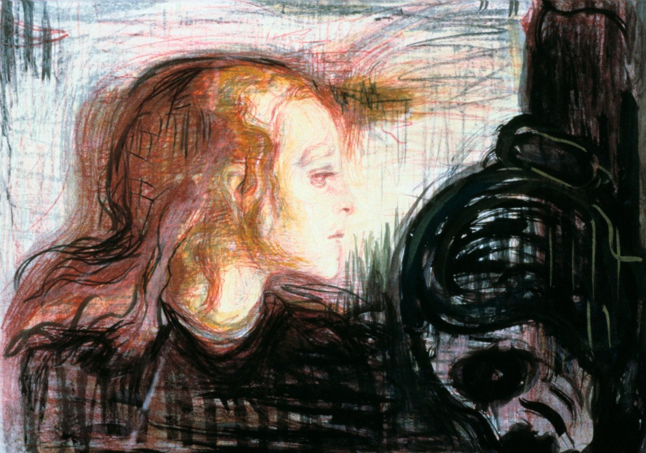 Lapsi, 1896 tekijältä Edvard Munch