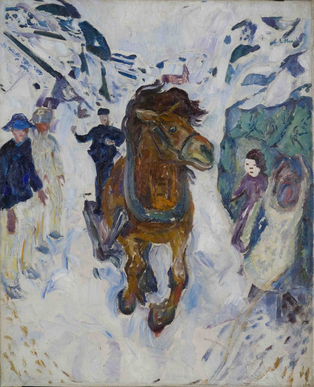 Laukkaa hevonen tekijältä Edvard Munch