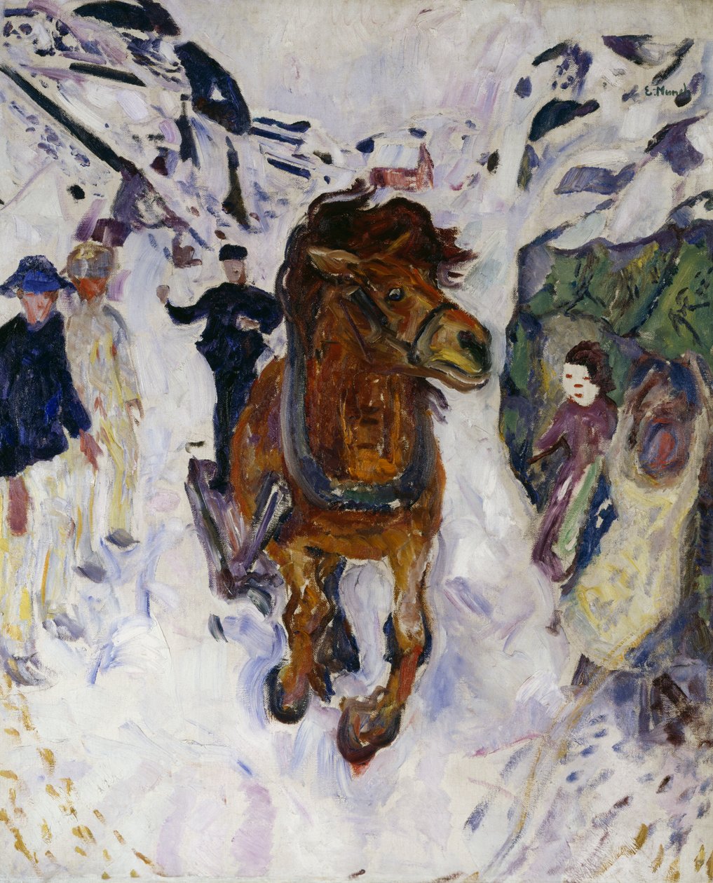 Laukkaa hevonen tekijältä Edvard Munch