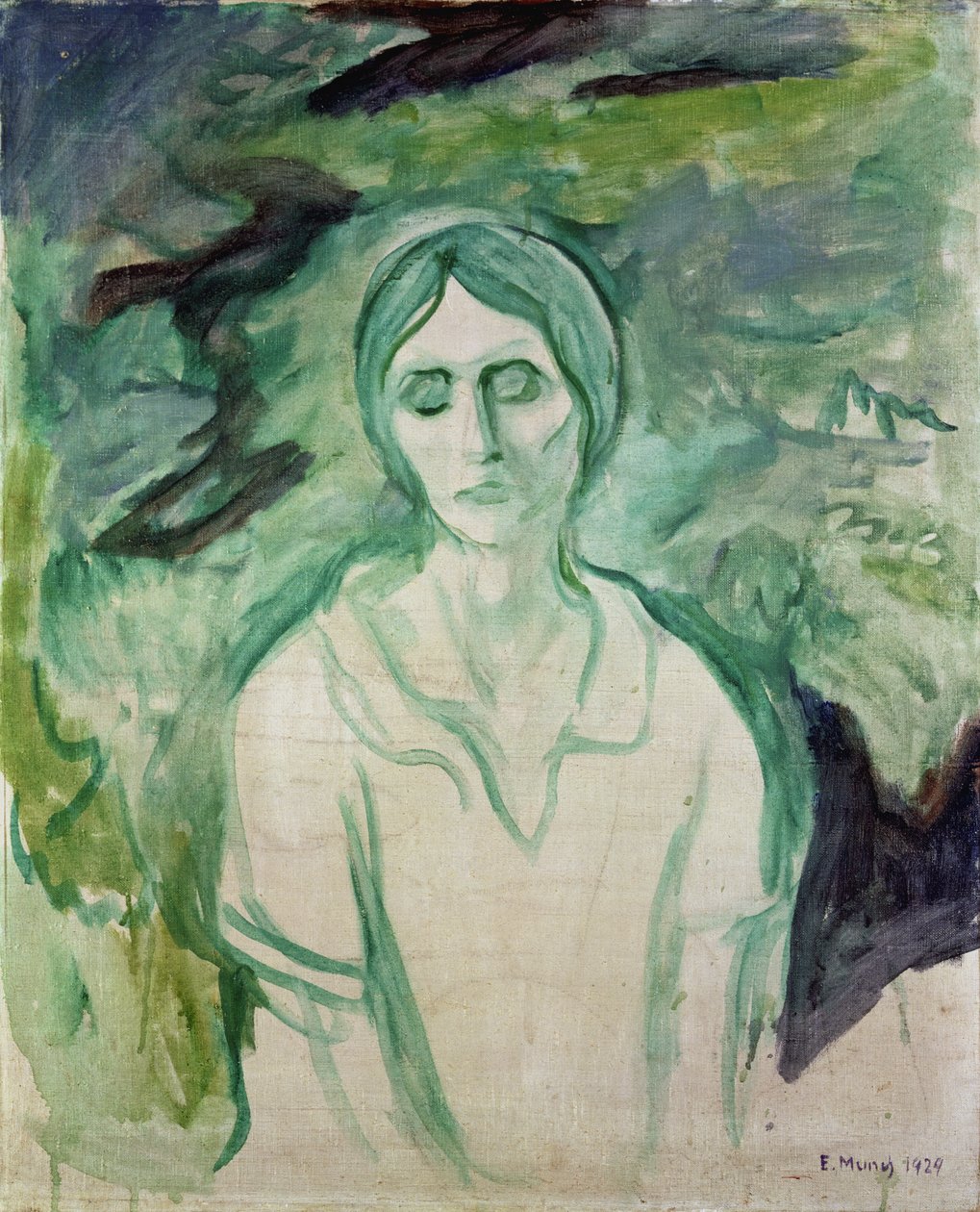 Goottilainen tyttö tekijältä Edvard Munch