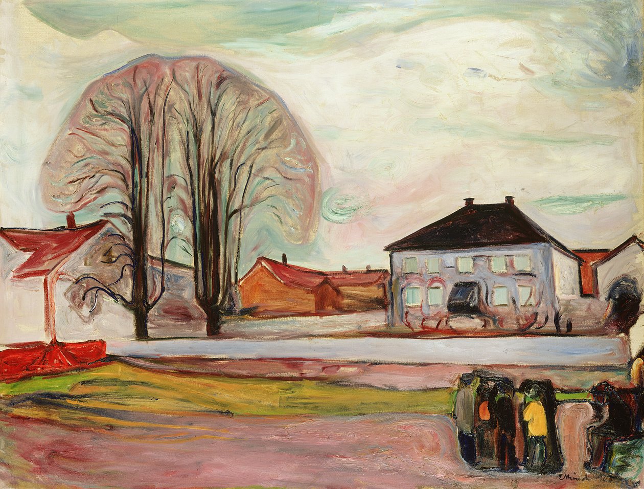 Talo Aasgaardstrandissa tekijältä Edvard Munch