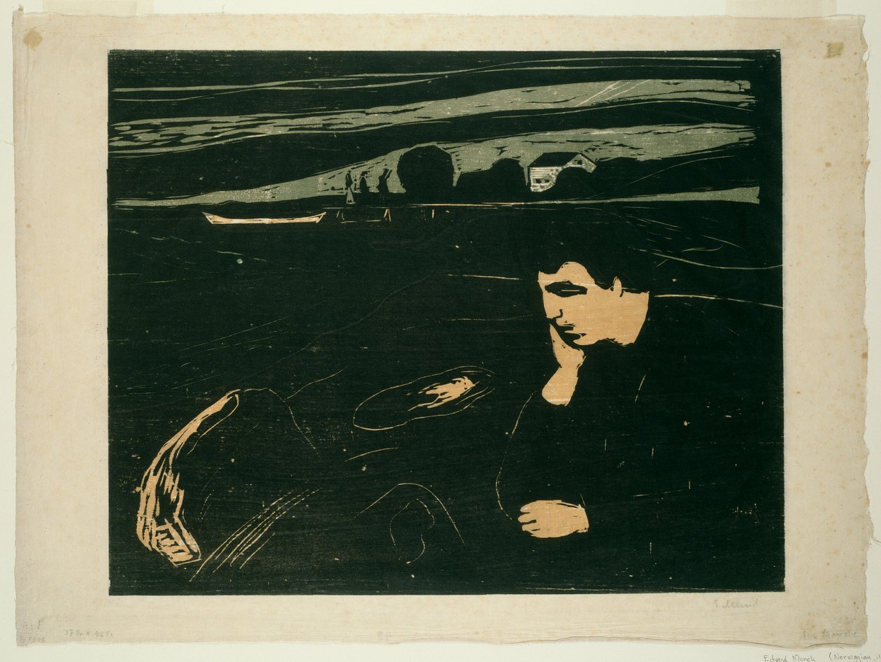 Melankolia III tekijältä Edvard Munch