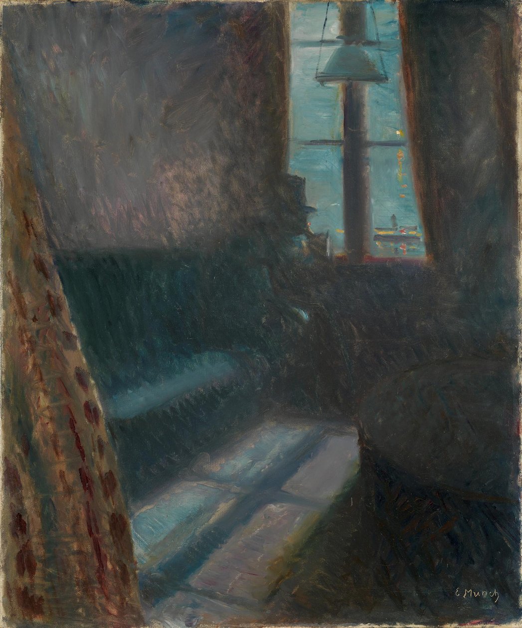 Yö Saint-Cloudissa, 1890 tekijältä Edvard Munch