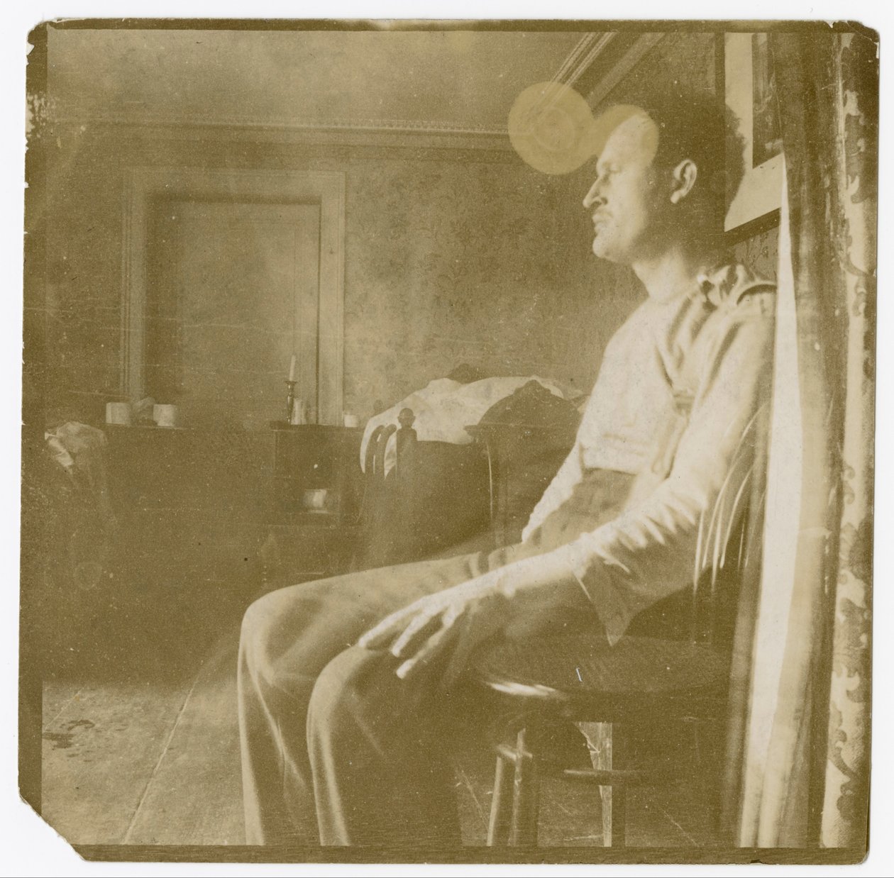 Omakuva jossain mantereella I tekijältä Edvard Munch