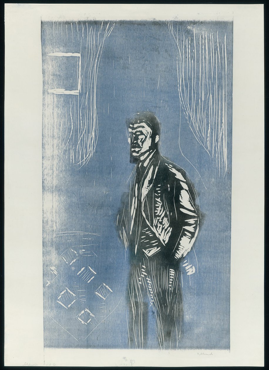 Omakuva kuunvalossa tekijältä Edvard Munch