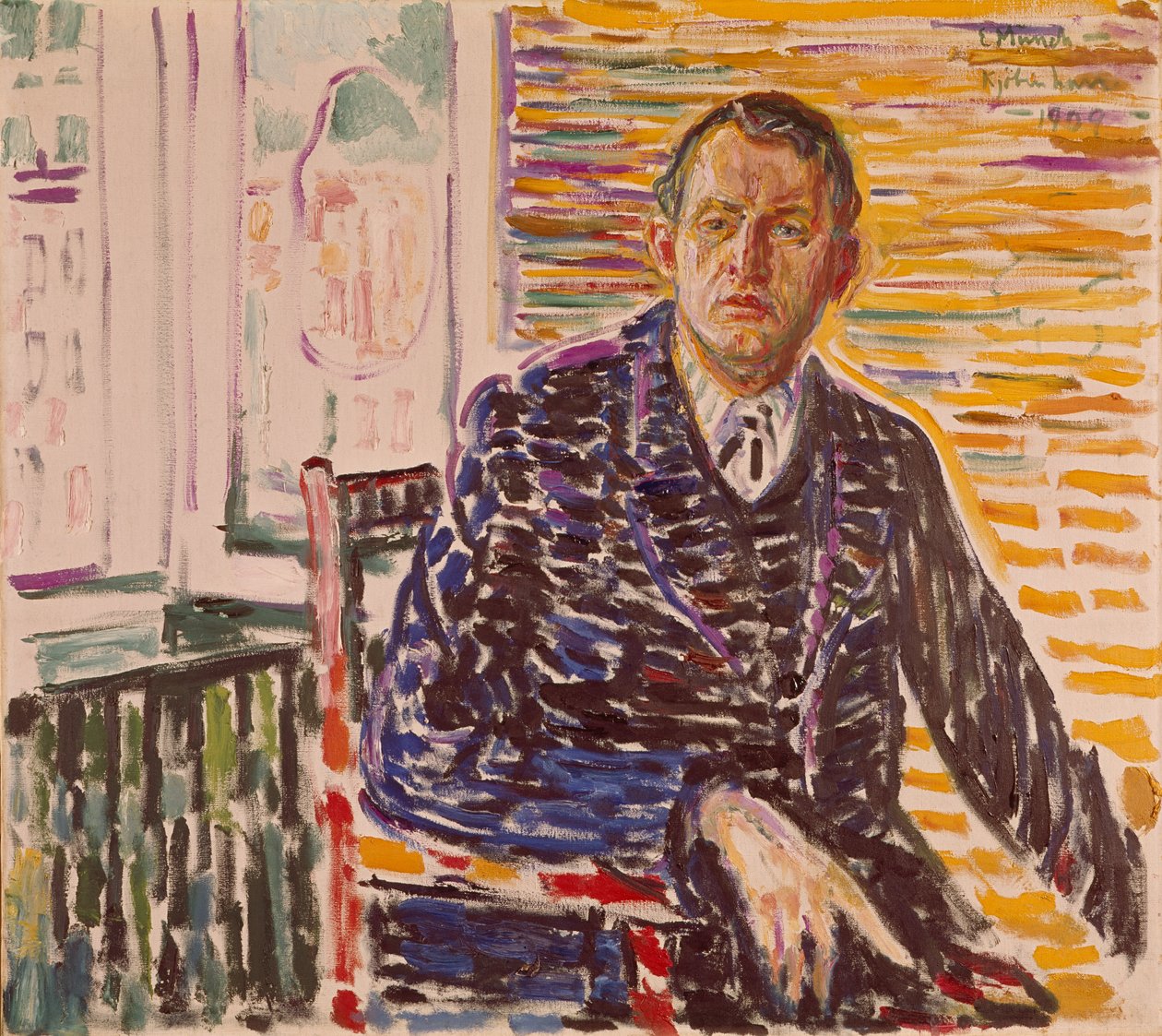 Omakuva tekijältä Edvard Munch