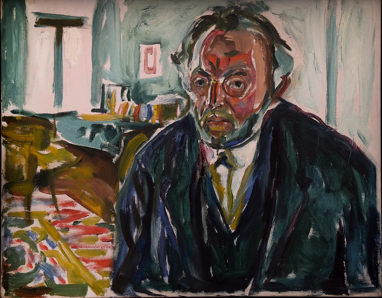 Omakuva espanjantautien jälkeen tekijältä Edvard Munch