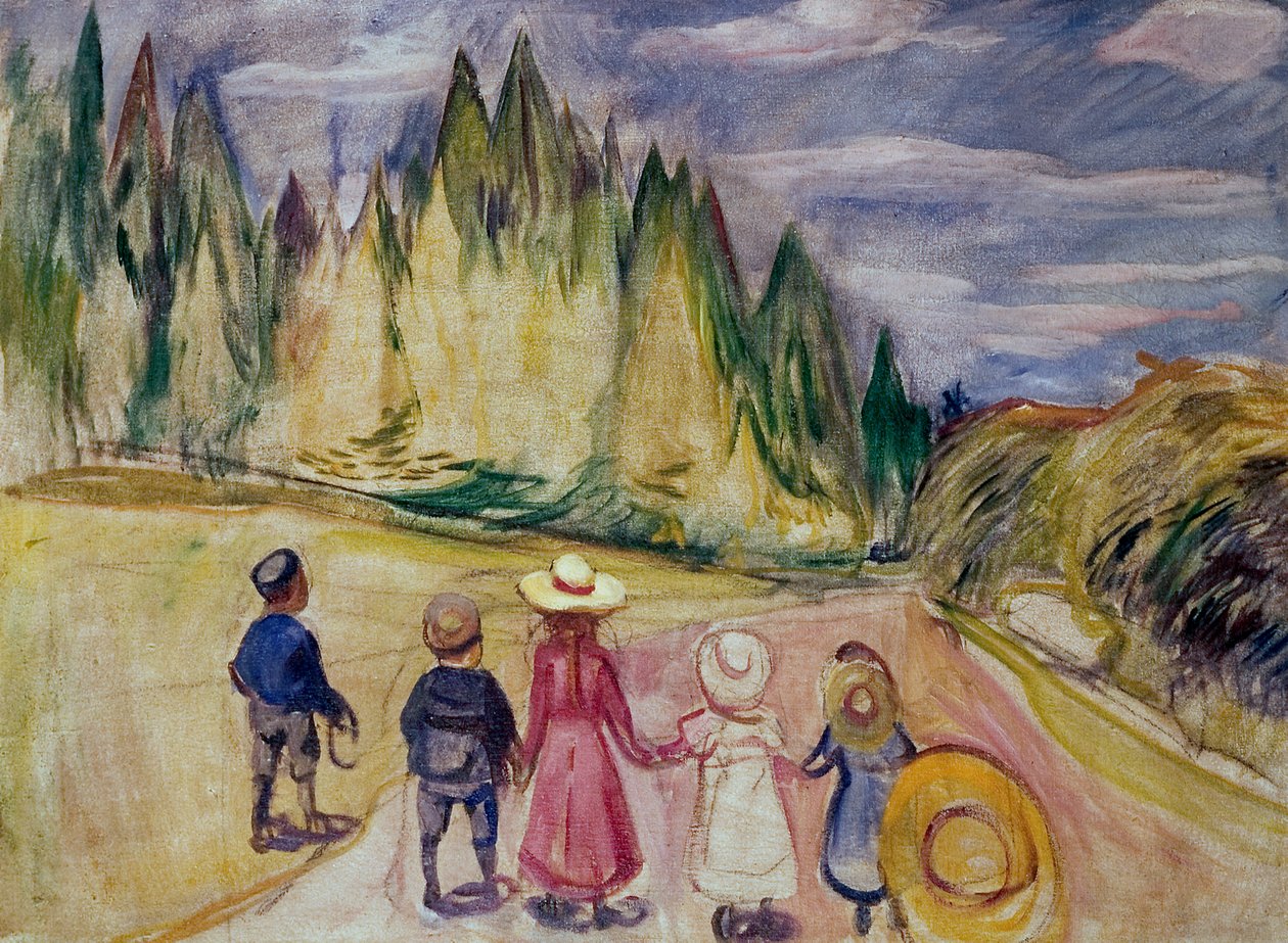 Satujen metsä tekijältä Edvard Munch