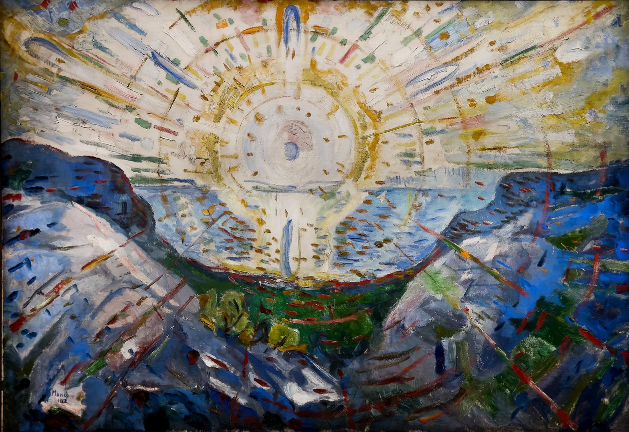 Aurinko tekijältä Edvard Munch