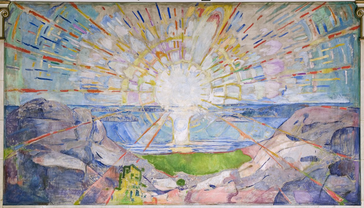 Aurinko tekijältä Edvard Munch