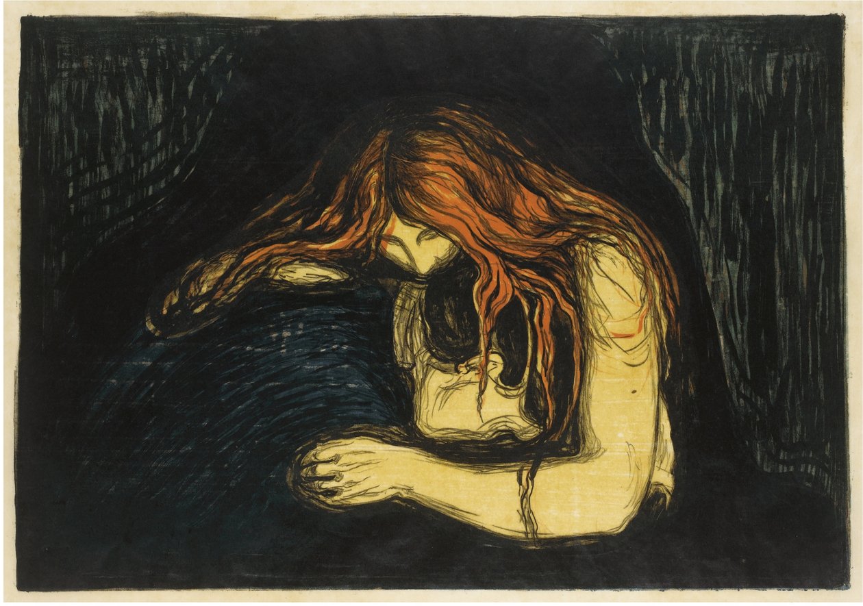 Vampyyri II, 1895-1900 tekijältä Edvard Munch