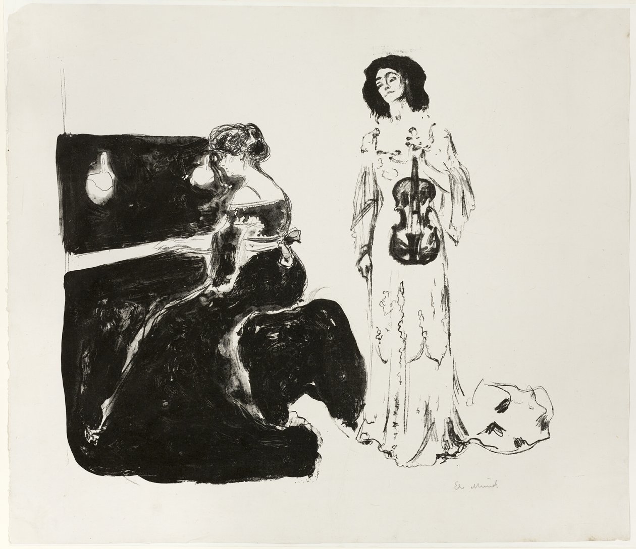 Viulukonsertti tekijältä Edvard Munch