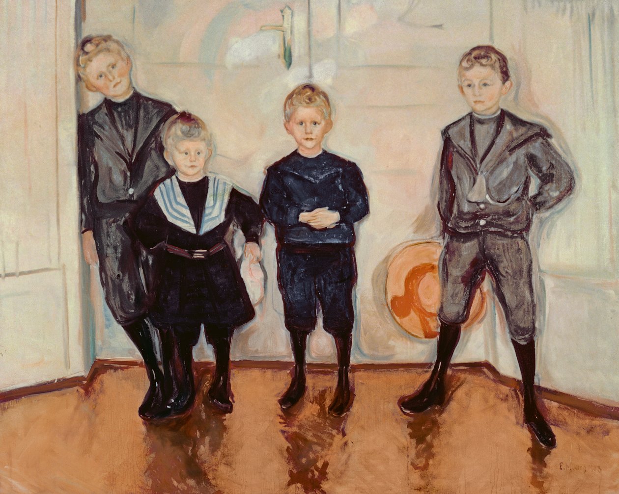 Tohtori Max Linden neljä poikaa tekijältä Edvard Munch