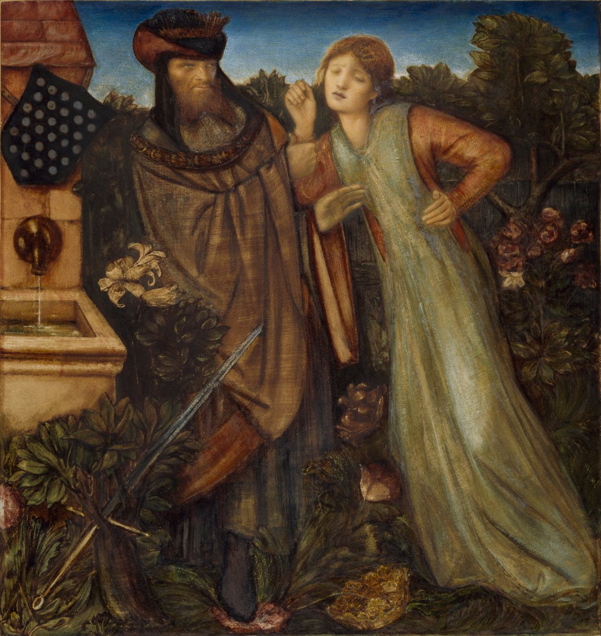 Kuningas Mark ja La Belle Iseult tekijältä Edward Burne Jones