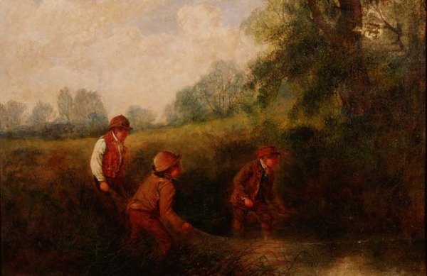 Salametsästäjät, 1800-luku tekijältä Edward Charles Barnes