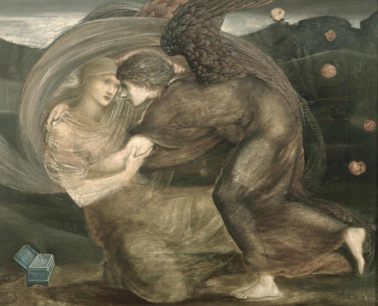 Cupid ja Psyche tekijältä Edward Burne Jones