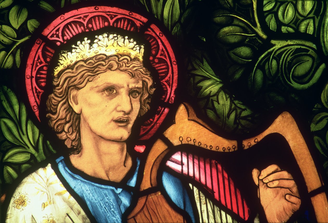 Kuningas David, kirjoittanut Sir Edward Burne-Jones (1833-98), 1890 tekijältä Edward Burne Jones