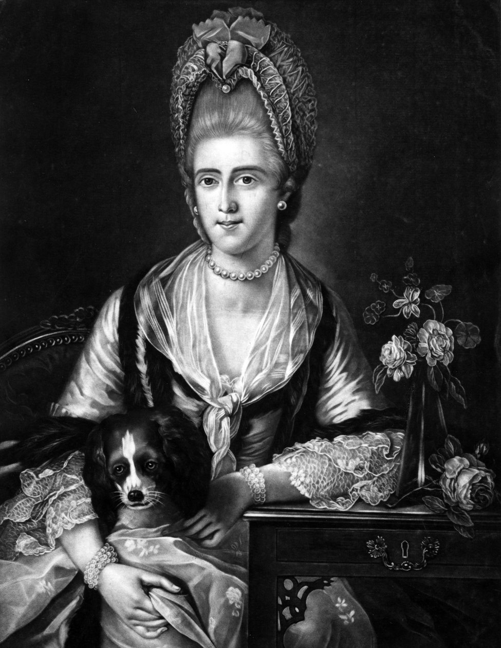 Polly Kennedy, kaiverrus Valentine Green, 1771 (mezzotint) tekijältä Edward Francis Cunningham