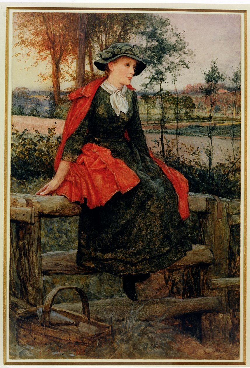 Punainen niemi, 1883 tekijältä Edward Killingworth Johnson