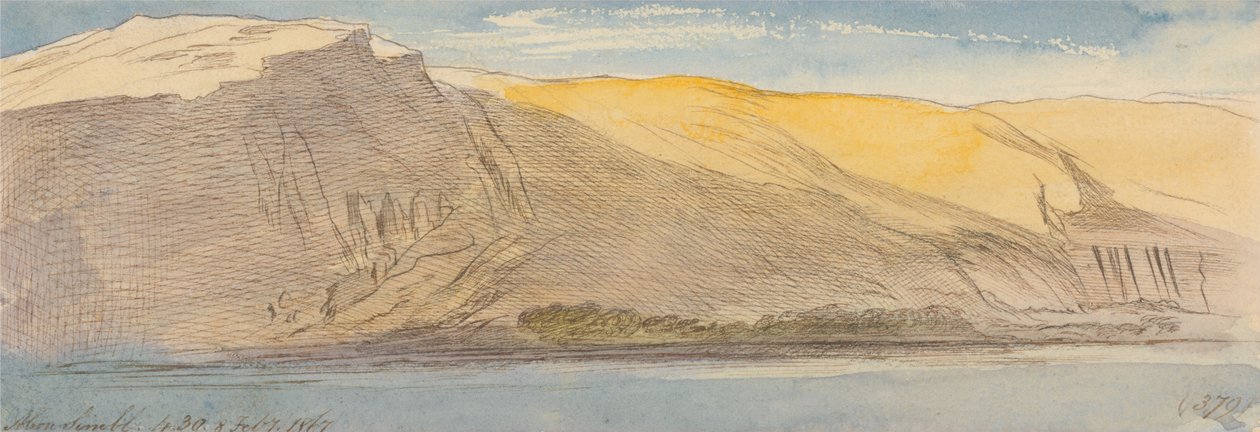 Abu Simbel, 4–30, 8. helmikuuta 1867 (379) tekijältä Edward Lear