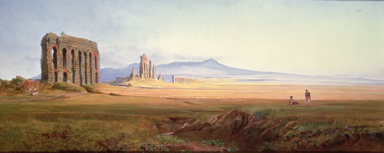 Neron akvedukti, Rooma tekijältä Edward Lear