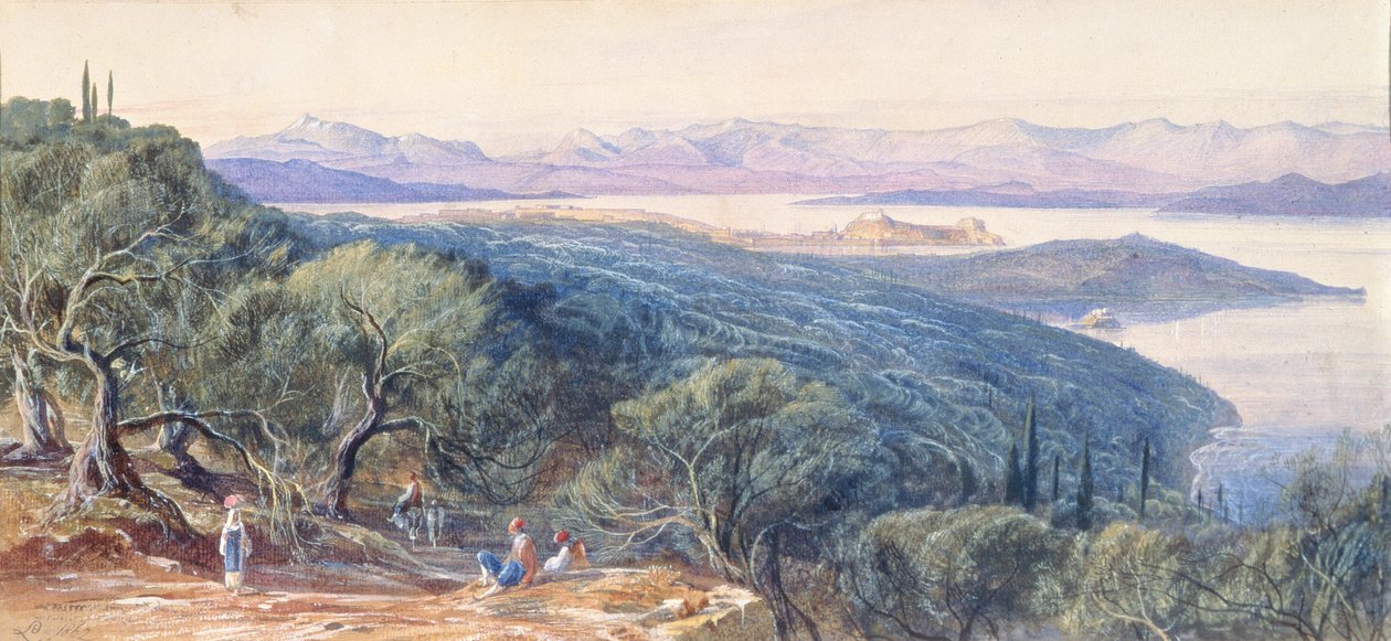 Corfu, ika-19 na siglong finn tekijältä Edward Lear