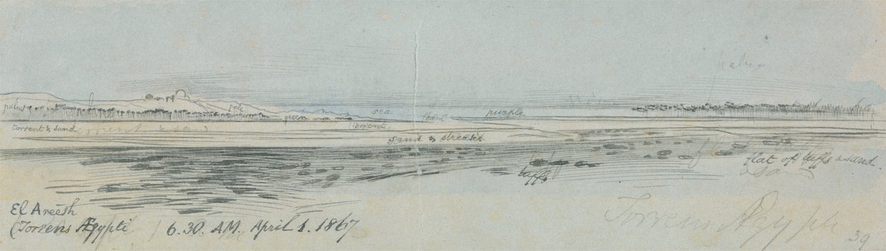 El Areesh (Torrens Egypti) tekijältä Edward Lear