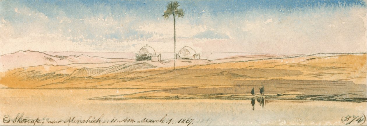 On Shurfa, lähellä Mensahihia tekijältä Edward Lear