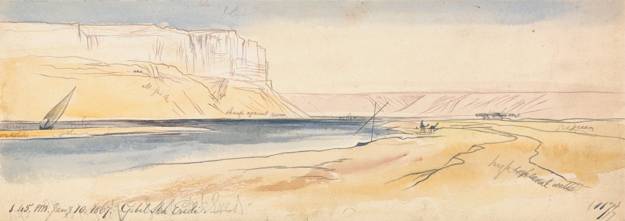 Jebel Sheikhin perilliset tekijältä Edward Lear