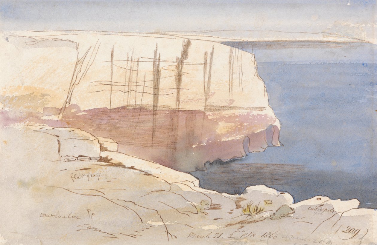 Gozo, Maltan lähellä tekijältä Edward Lear