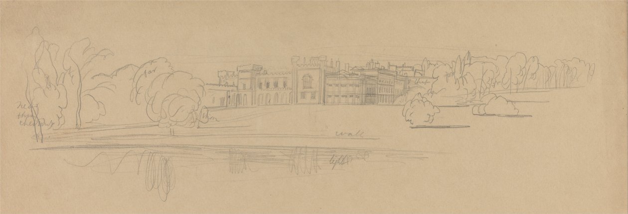 Knowsley Hall tekijältä Edward Lear