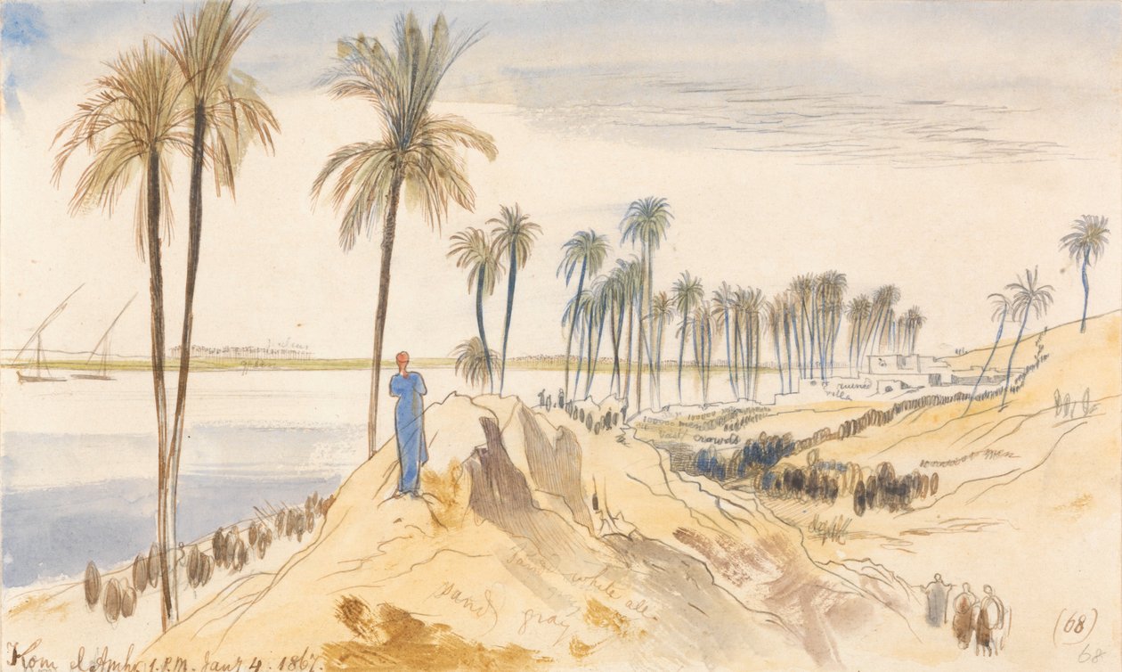 Com El Anhr, 13.00, 2. tammikuuta 19 (2) tekijältä Edward Lear
