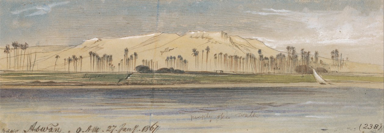 Aswanin lähellä tekijältä Edward Lear