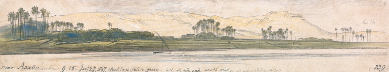 Aswanin lähellä tekijältä Edward Lear