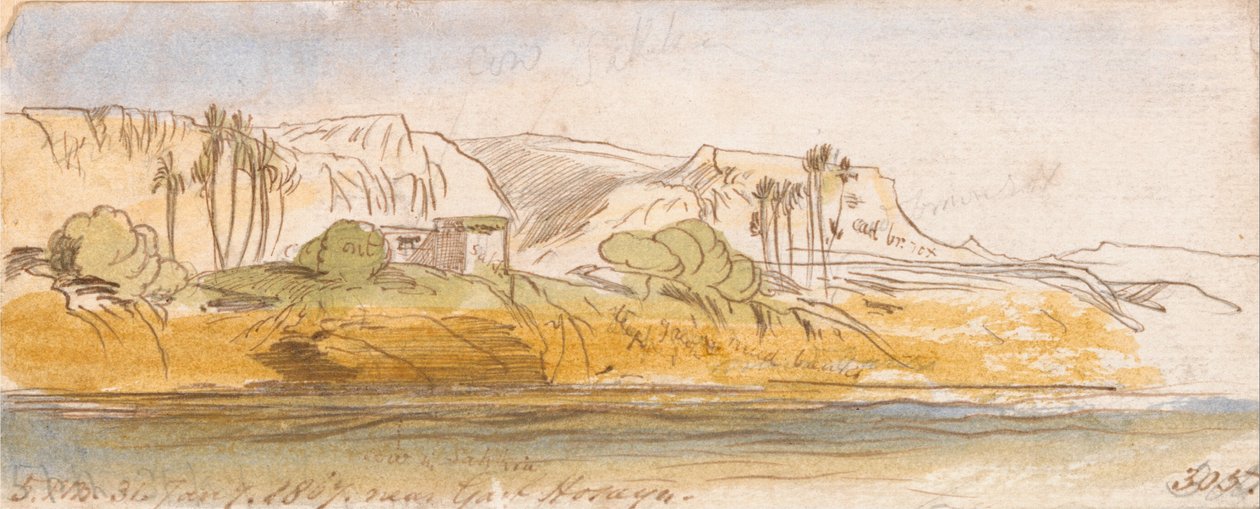 Garf Hosayn lähellä tekijältä Edward Lear