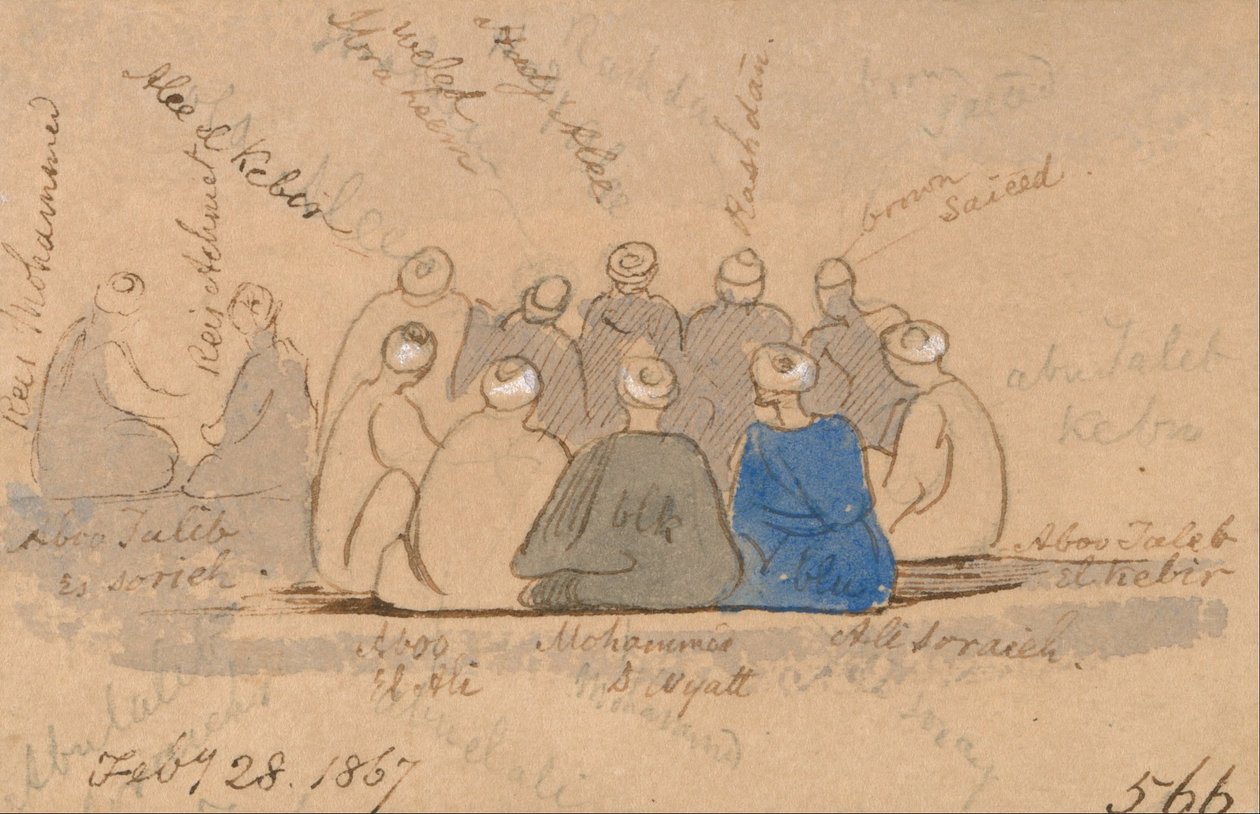 Istuvat miehet tekijältä Edward Lear