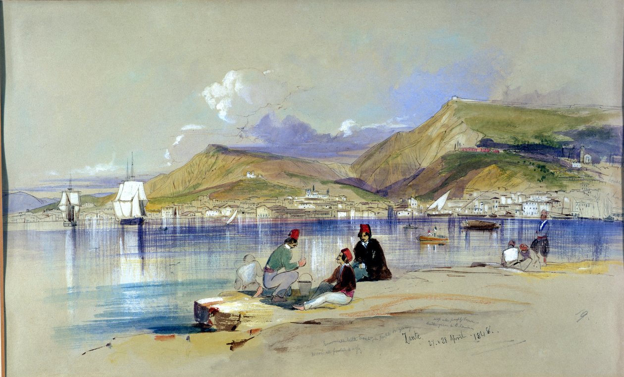 Zante, 1848 tekijältä Edward Lear