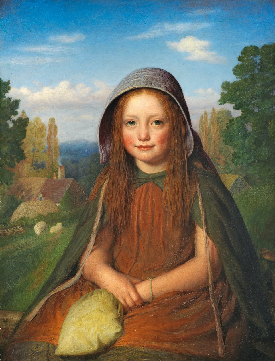 Tyttö, 1861 tekijältä Edward Thompson Davis